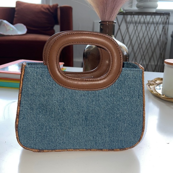 Fossil Bags Fossil Denim Mini Bag Poshmark